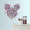 RoomMates Disney Minnie Mouse Heart Confetti Peel & Stick Giant Wall Decals